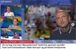 Nikolaj Tange Lange blev interviewet af TV2 News i forbindelse med udgivelsen af BØSSEDANMARK. 